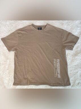 RawGear Brown Graphic Tee Shirt XL Los Angeles Streetwear
